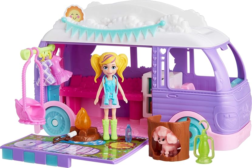 Polly Pocket Playset Accessories Glamping